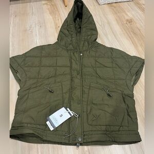 Olive Green Hooded Women's Jacket